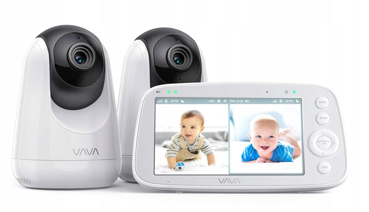 VAVA VA-IH009 elektronische nanny 5" + 2 camera's met afstandsbediening