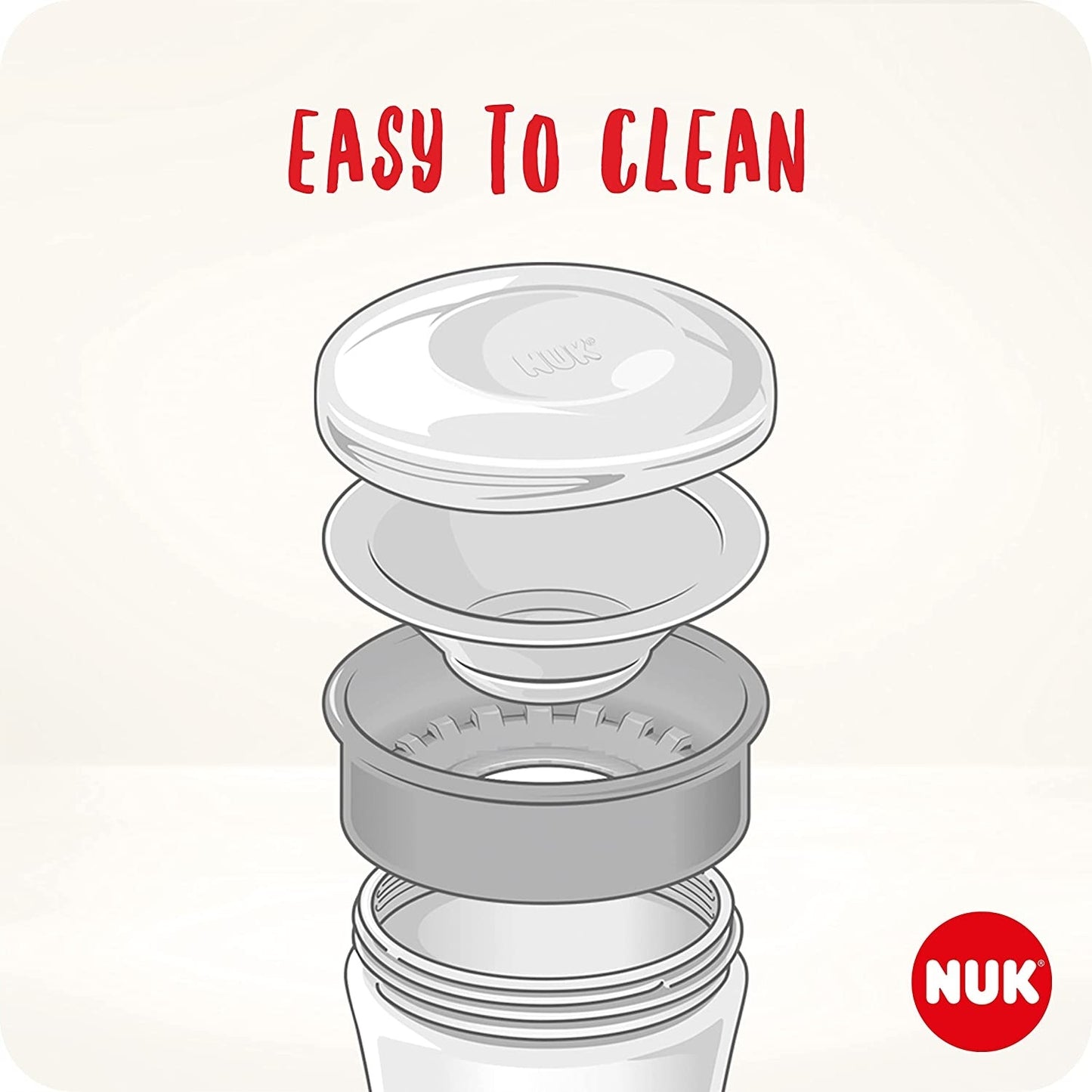 NUK Magic Cup spill-proof cup 230 ml, 360-degree drinking rim