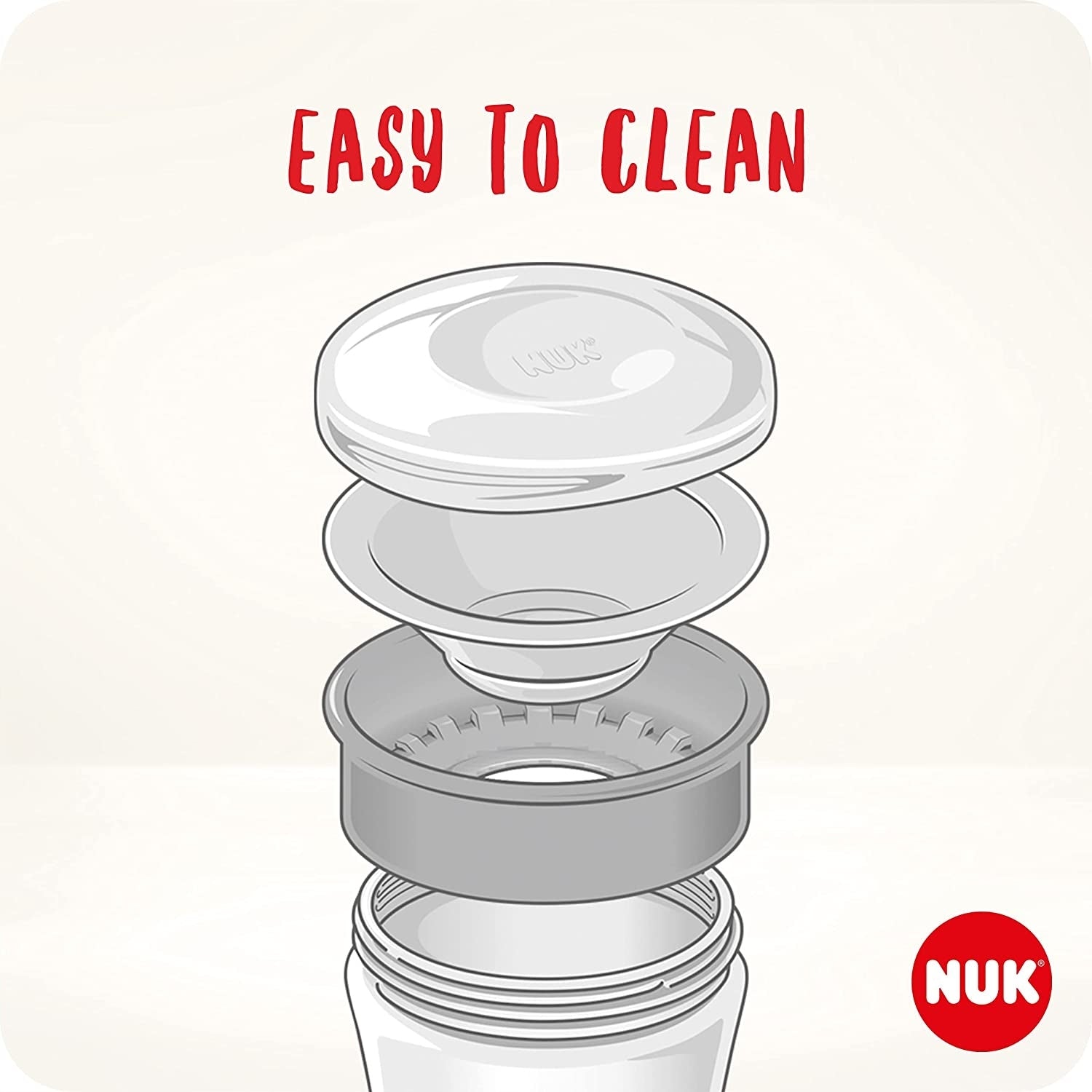 NUK Magic Cup spill-proof cup 230 ml, 360-degree drinking rim