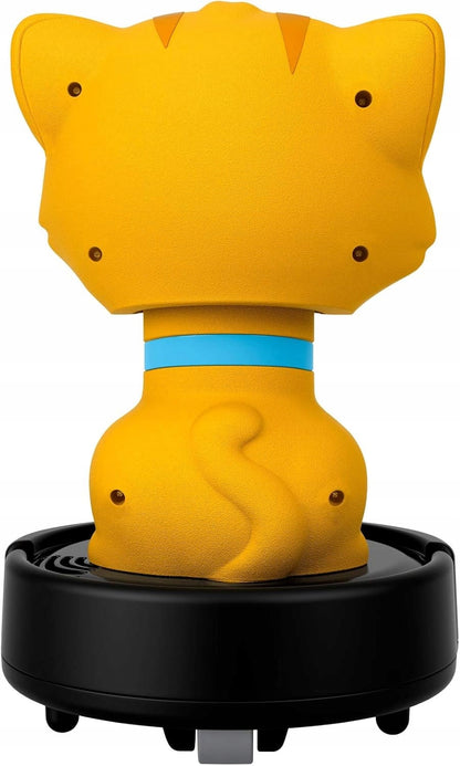 FISHER-PRICE GMX70 gatto che cavalca un aspirapolvere robot con melodie e luci