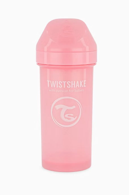 TWISTSHAKE Kid Cup csőrös, csepegésmentes pohár turmixfunkcióval, 360 ml, 12 hó+