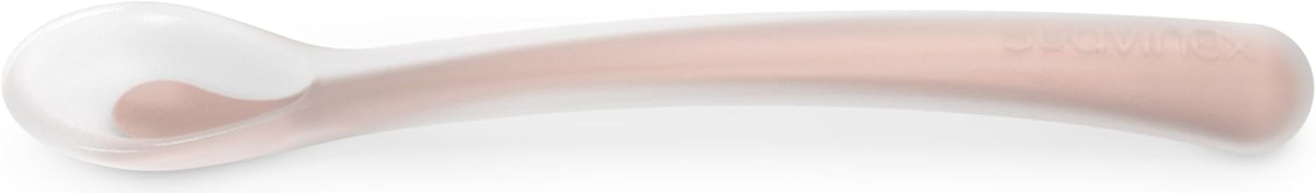 SUAVINEX Selection cuchara flexible de silicona 16 cm 4 m+ rosa