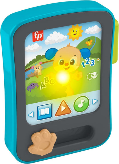 FISHER-PRICE JFK28 Szczeniaczek Uczniaczek mesekönyv-olvasó 3 nyelven