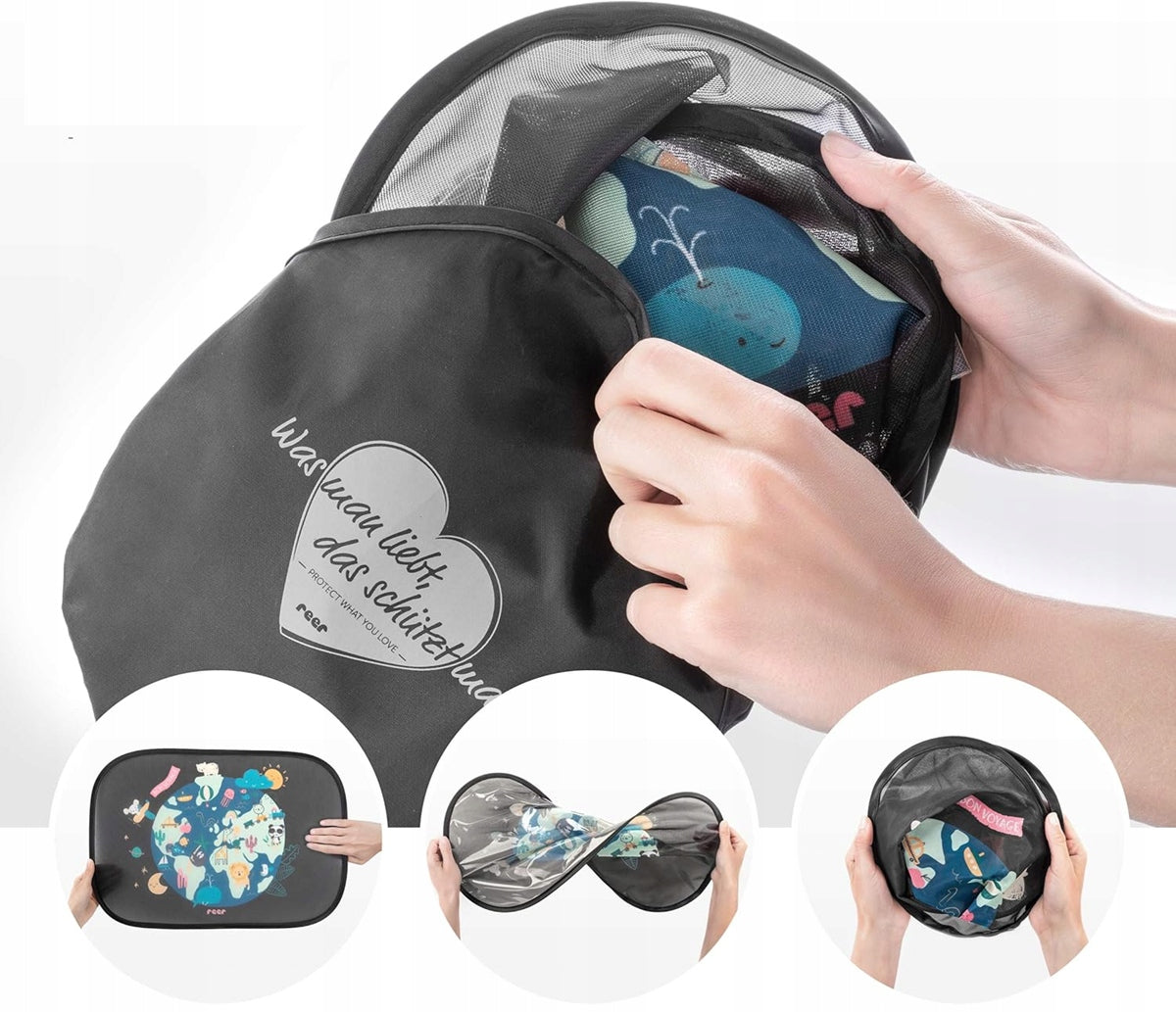 REER TravelKid napellenző autó ablakra UV 50+ 2 db