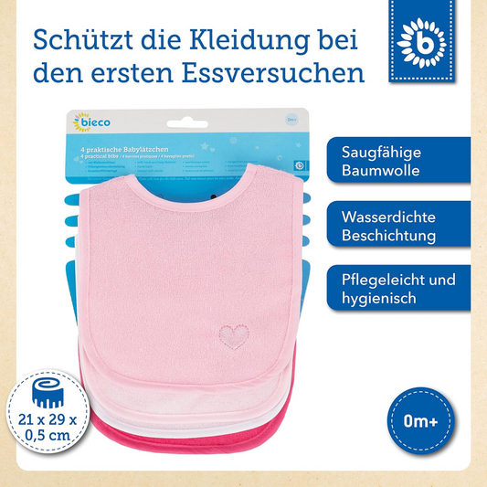 BIECO vízálló előkék 4 db 0–3 hónap