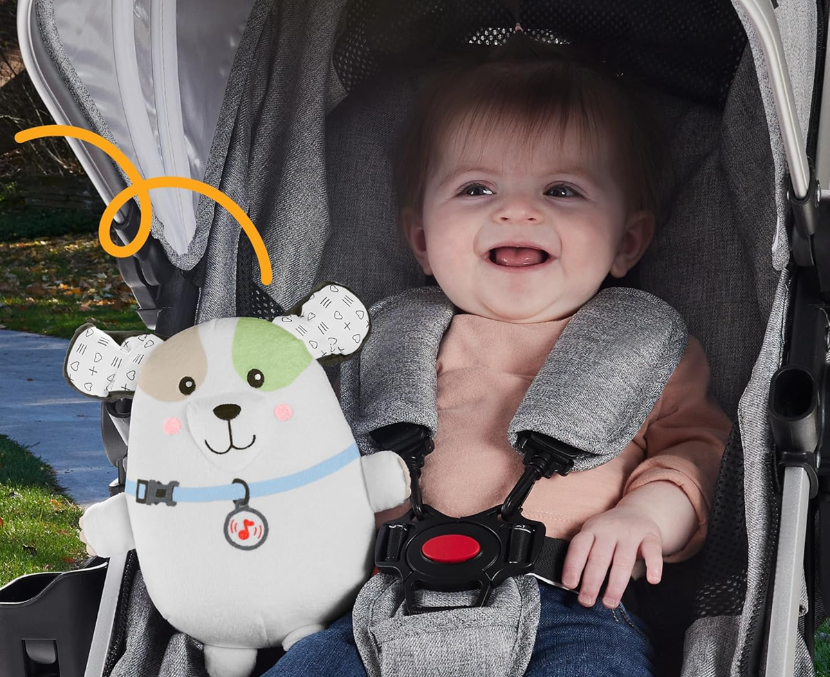 FISHER-PRICE Snuga Puppy peluche con melodie e vibrazioni CAGNOLINO 18 cm