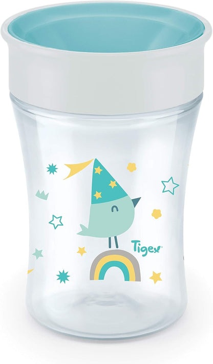 TIGEX Smart Cup morsbestendige beker 360° drinktuit 250 ml 9 m+ VOGEL