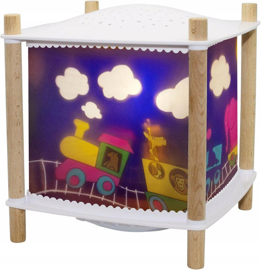 TROUSSELIER Revolution lampada notturna, proiettore di stelle, melodie TRENO