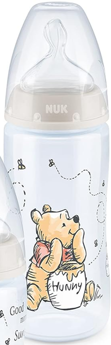 NUK First Choice+ biberón Winnie the Pooh 300 ml 6-18 m tetina M