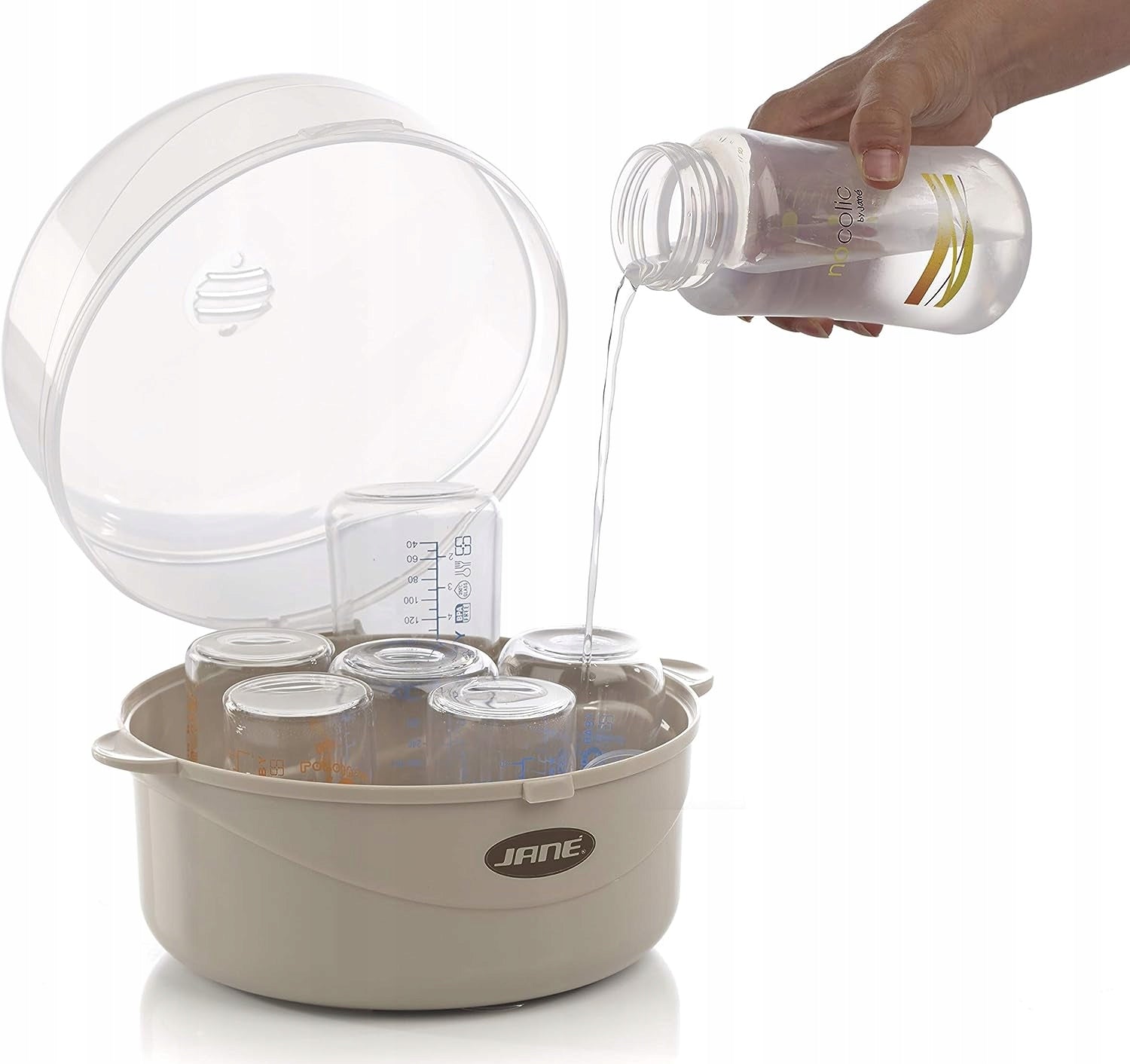 JANE Maternity microwave sterilizer + tongs