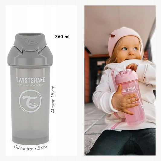 TWISTSHAKE szívóka és 2 szívószál STRAW CUP pohárhoz