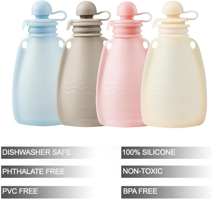 PANDAEAR Breast Milk Storage Bags x4