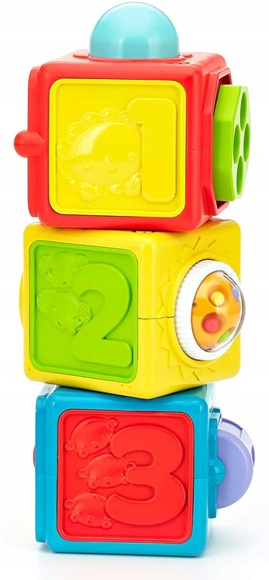 FISHER-PRICE DHW15 interaktív állatos építőkockák 6 hónap+