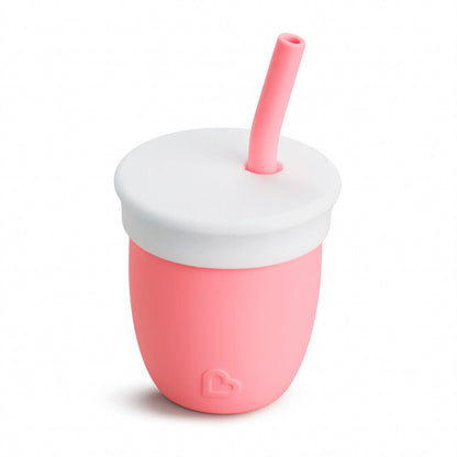 MUNCHKIN C'est Silicone! tazza con cannuccia 6m+ 120ml