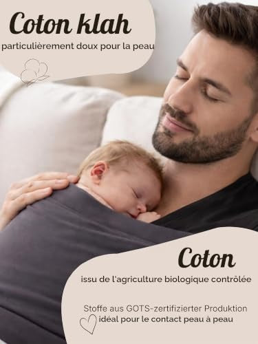 HOPPEDIZ Baby Bonding kenguruzó felső antracit M
