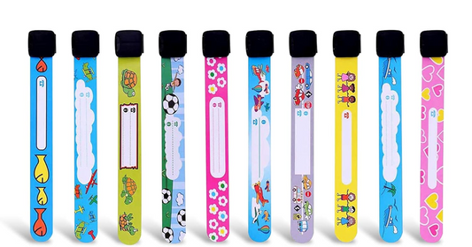 TSHAOUN braccialetti SOS impermeabili per bambini 20 pezzi