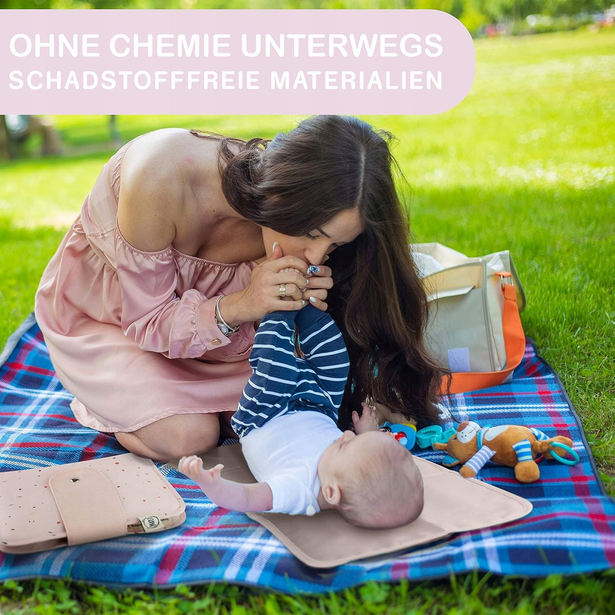 JUBI organiseur pour couches lingettes + matelas à langer