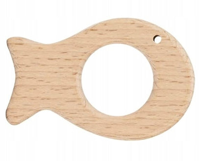 UBERMING massaggiagengive in legno PESCE 5 x 7,5 cm