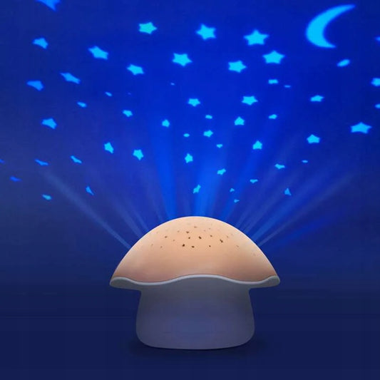 PABOBO Mushroom csillagprojektor dallamokkal és sírásérzékelővel, GRZYBEK