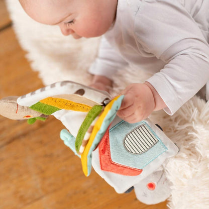 FEHN Loopy&Lotta livre sensoriel SUSPENDU 13 x 17 cm