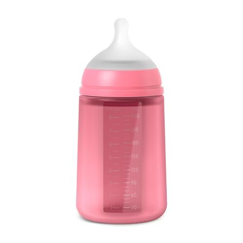 Σιλικονούχο μπιμπερό Suavinex SX Pro 240 ml μεσαίας ροής 3m+