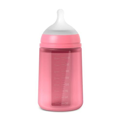 Σιλικονούχο μπιμπερό Suavinex SX Pro 240 ml μεσαίας ροής 3m+
