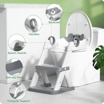 toiletbrilhoes met opstapjes 2in1