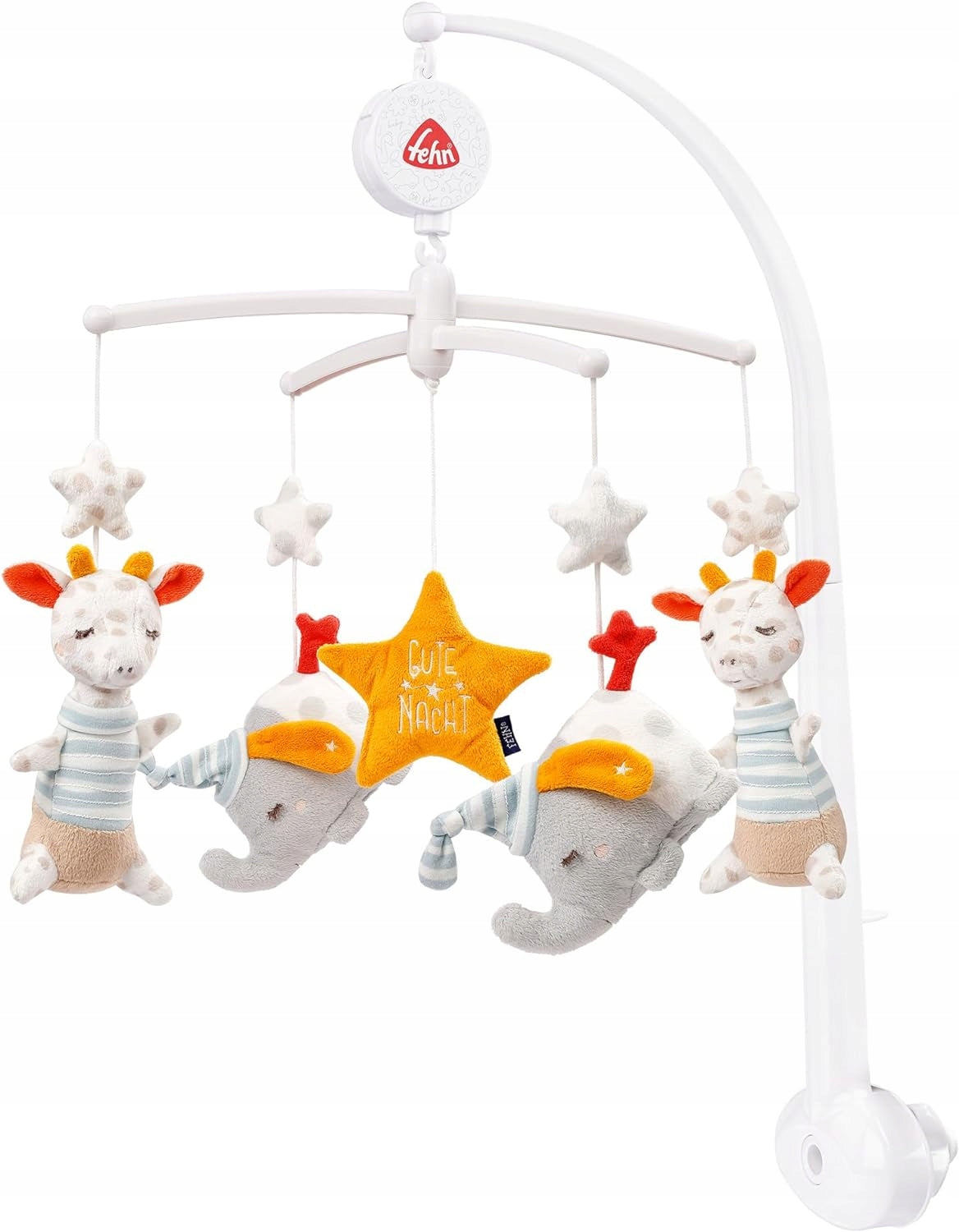 FEHN Good night carousel for a cot with elements that glow in the dark