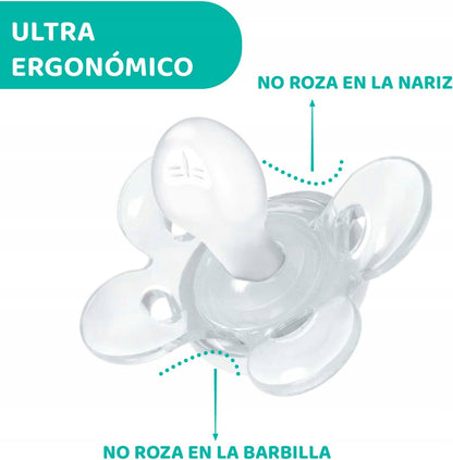 CHICCO PhysioForma COMFORT dudlík x2 6-16m