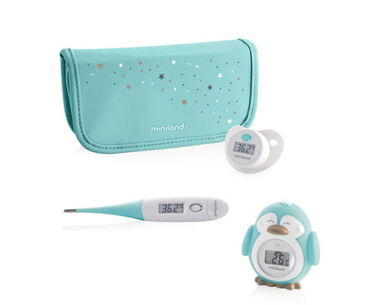Set Thermokit Menta MINILAND con 3 termometri elettronici + custodia