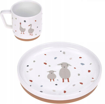 LÄSSIG Tiny Farmer porcelán étkészlet
