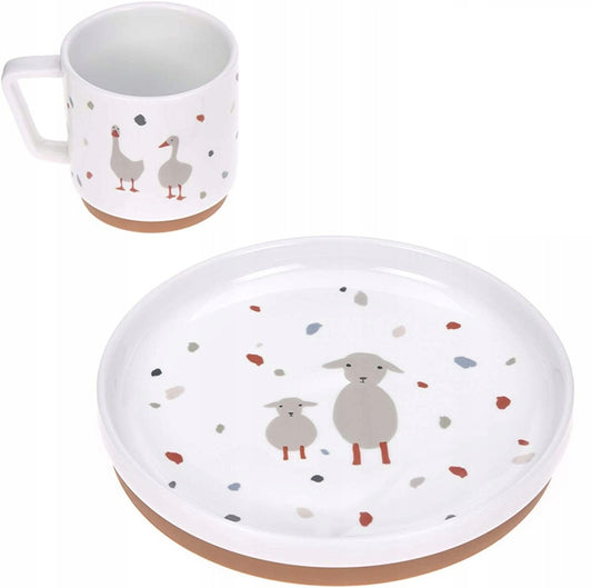 LÄSSIG Tiny Farmer porcelán étkészlet