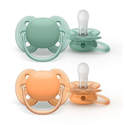 PHILIPS AVENT Ultra Soft sucettes x 2 0-6 mois