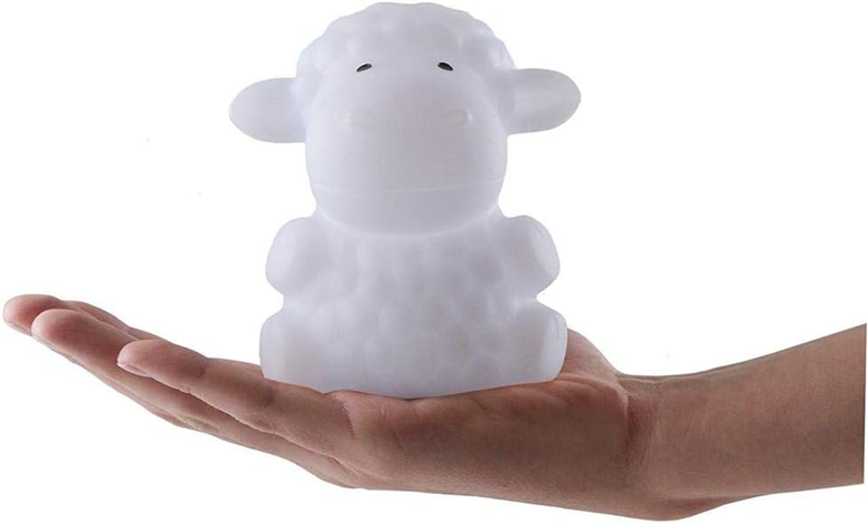 MINILAND Night Sheep lampka nocna LED 5 kolorów 12,5 cm