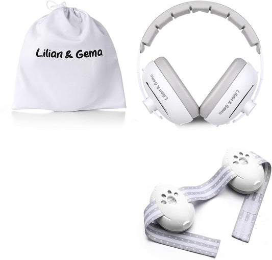 LILIAN & GEMA 2in1 Ακουστικά Προστασίας Ακοής 25 dB + Θήκη