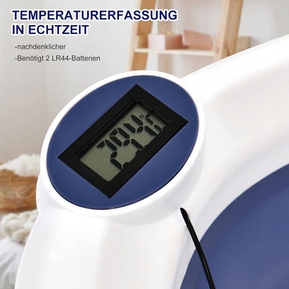 GLENMORE folding bathtub with drain and thermometer