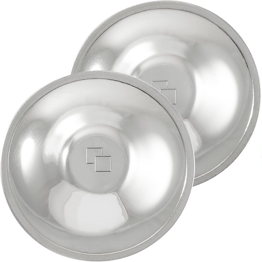 SILVER CUPS protectores de pezones de plata XL
