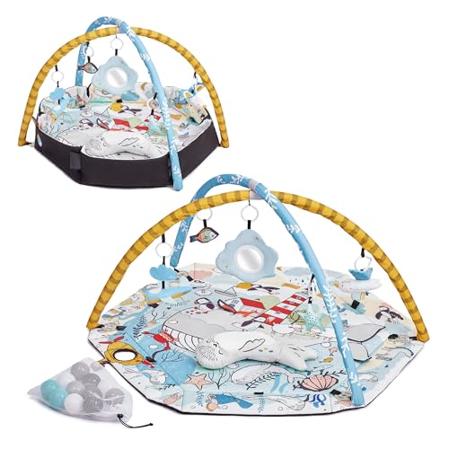 KINDERKRAFT Smartplay Sea mata edukacyjna 2w1 z piłeczkami – zdjęcie produktu 2