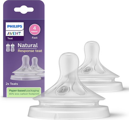 PHILIPS AVENT Natural RESPONSE cumisüvegcumik 3 hónapos kortól, 2 db