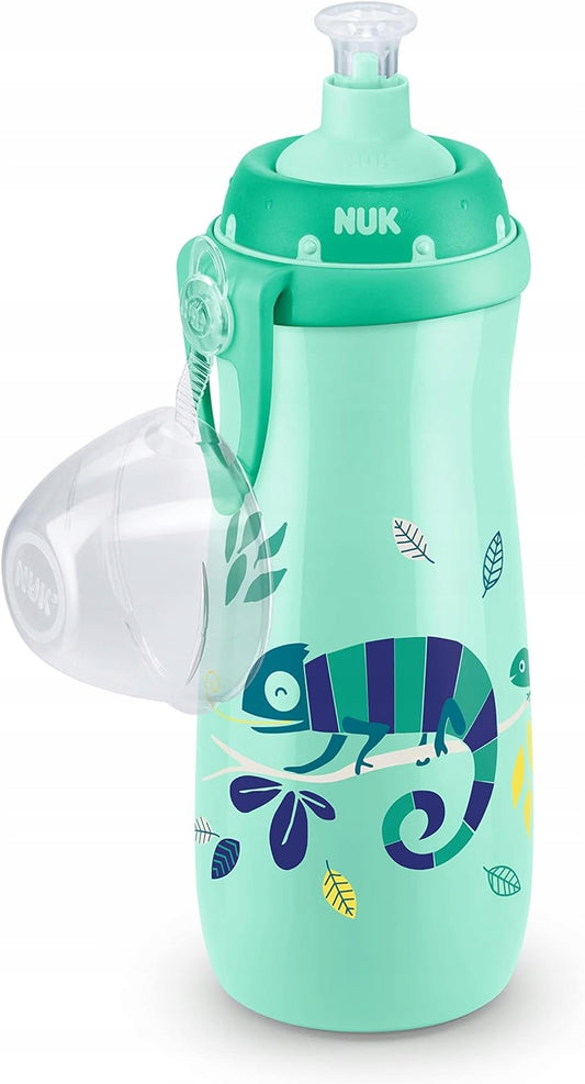 NUK Sports Cup kulacs, 24 hónapos kortól, push-pull szájjal, 450 ml, kaméleoneffektus