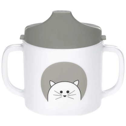 LÄSSIG Sippy Cup Little Chums Cat csőrös pohár 150 ml 6 hónap+