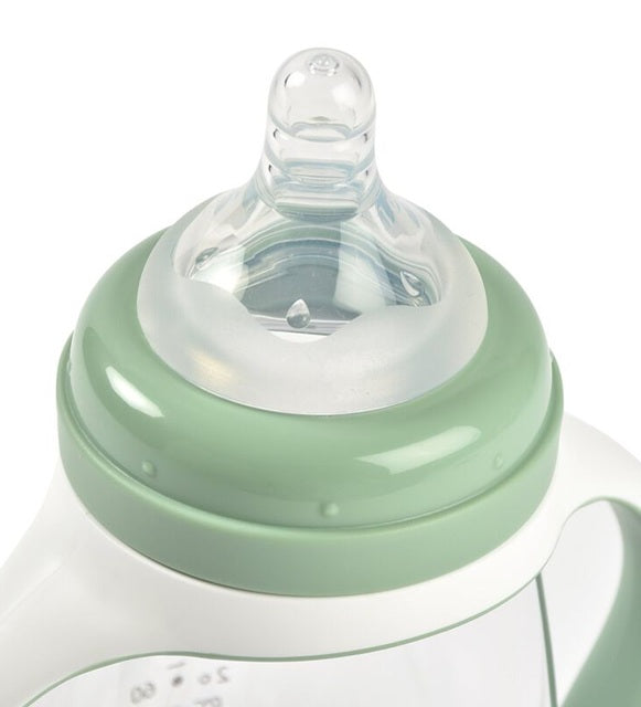 BEABA Training Bottle 2 az 1-ben, csepegésmentes pohár két szájrésszel, 210 ml, 4 hónapos kortól
