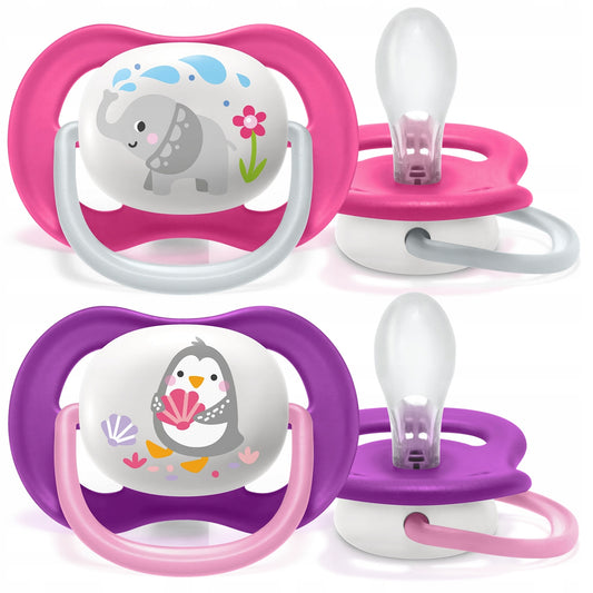 PHILIPS AVENT Ultra Air Animals dudlíky x 2 6-18 měsíců