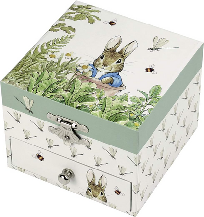 TROUSSELIER Peter Rabbit winding music box