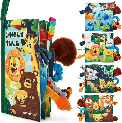 HAHALAND Jungly Tails sensory book, pendant