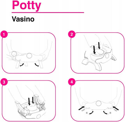 OK BABY 3in1 vasino da viaggio riduttore senza sacchetti