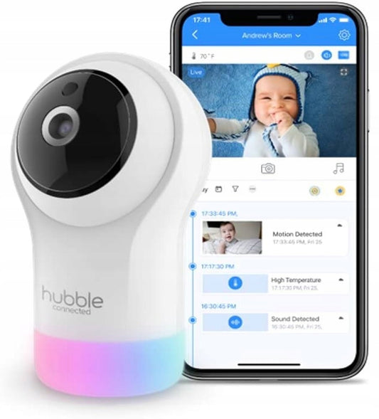 HUBBLE Nursery Pal Glow ΨΗΦΙΑΚΗ ΒΡΕΦΟΝΗΠΙΑΚΗ ΚΑΜΕΡΑ Smart HD