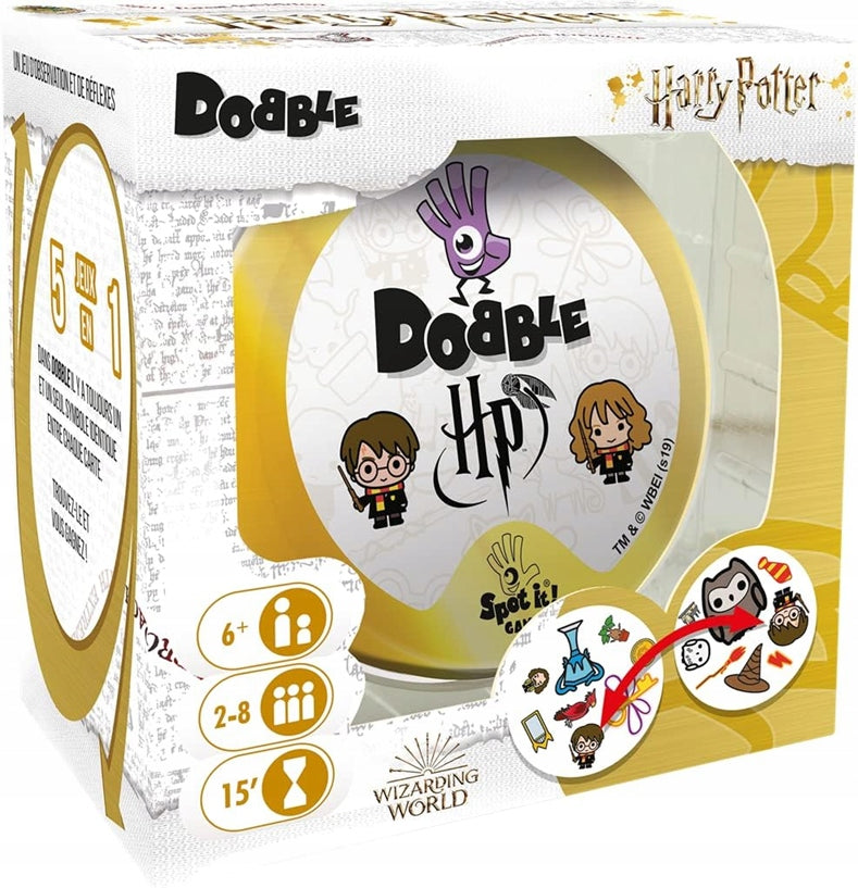 ZYGOMATIC Dobble 55 kaarten + metalen doos HARRY POTTER