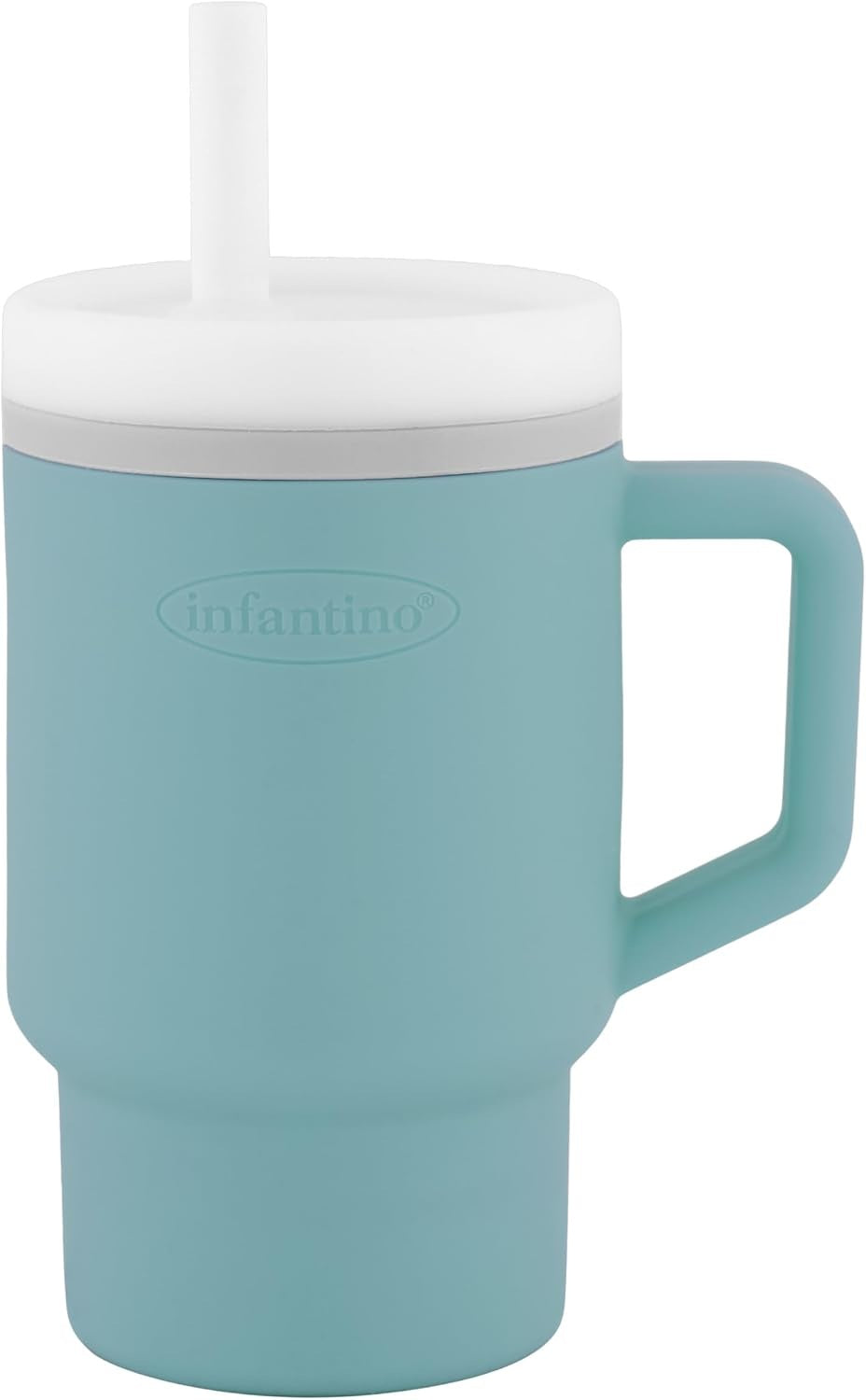 INFANTINO My 1st Tumbler szilikon csőrös itatópohár 266 ml 6 hó+
