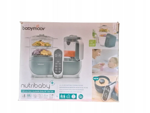 BABYMOOV Nutribaby + 5v1 kuchyňský robot parní vařič mixér sterilizátor